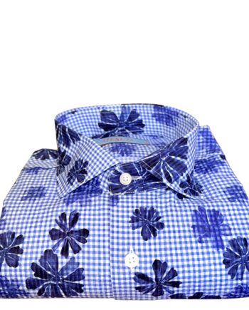 Big Blue Flower Shirt